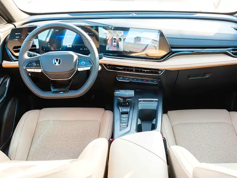 2026 Changan CS55 Plus Premium 4 Cylinders Engine White Tan SUV