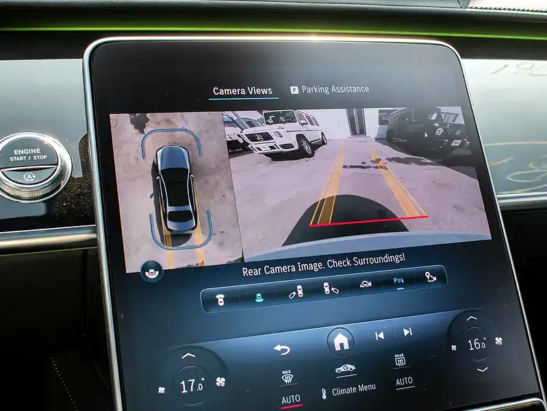 2022 Mercedes-Benz S-Class S 580 4Matic 8 Cylinders Engine White Black Sedan