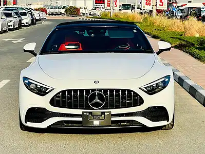 2023 Mercedes-Benz SL-Class SL 43 AMG 4 Cylinder Engine White Red Coupe