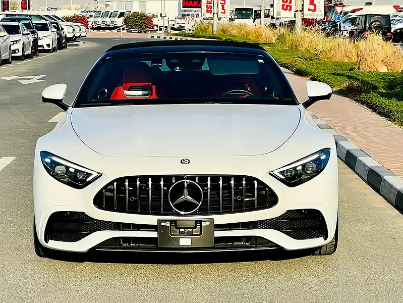 2023 Mercedes-Benz SL-Class SL 43 AMG 4 Cylinder Engine White Red Coupe