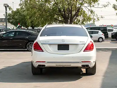 2015 Mercedes-Maybach S-Class Other 8 Cylinder Engine White Black Sedan