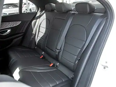 2016 Mercedes-Benz C-Class C200 4 Cylinders Engine White Black Sedan