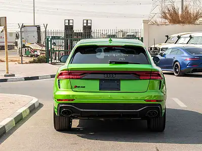 2022 Audi RS Q8 4.0 TFSI Quattro 8 Cylinders Engine Green Black SUV