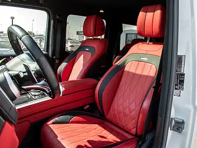 2020 Mercedes-Benz G-Class G 63 AMG 8 Cylinders Engine White Red SUV