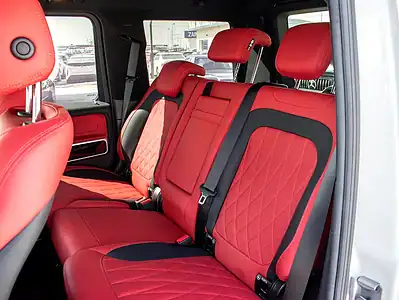 2020 Mercedes-Benz G-Class G 63 AMG 8 Cylinders Engine White Red SUV