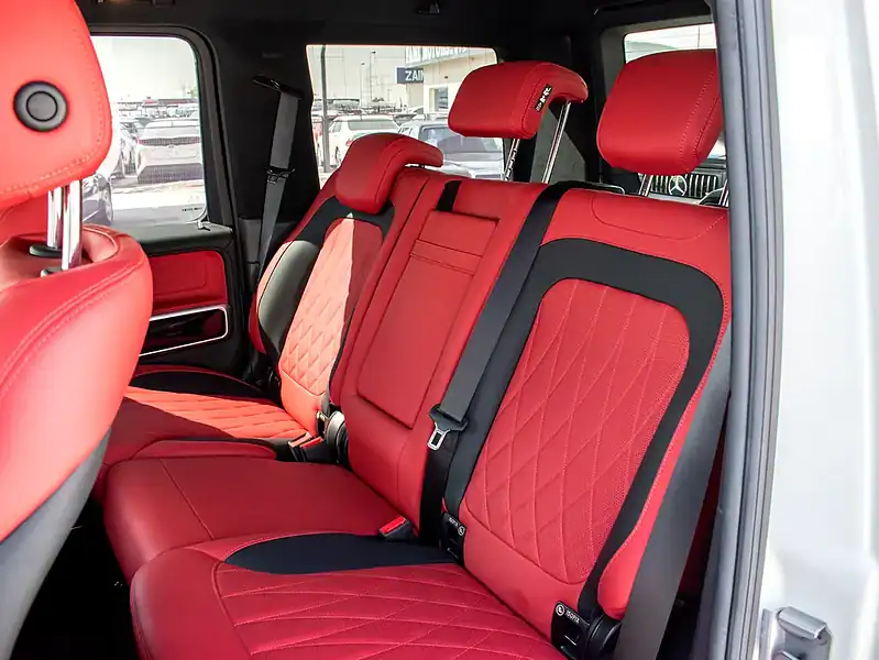 2020 Mercedes-Benz G-Class G 63 AMG 8 Cylinders Engine White Red SUV