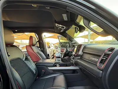 2019 RAM 1500 Rebel Crew Cab 5.7L 8 Cylinders Engine Petrol Black Red