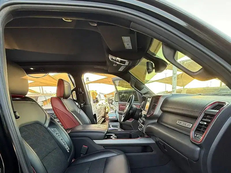 2019 RAM 1500 Rebel Crew Cab 5.7L 8 Cylinders Engine Petrol Black Red