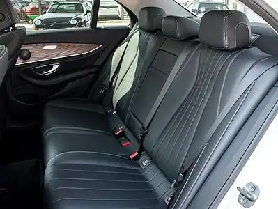 2018 Mercedes-Benz E-Class E400 4Matic 6 Cylinders Engine White Black Sedan