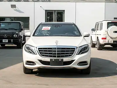 2015 Mercedes-Maybach S-Class Other 8 Cylinder Engine White Black Sedan
