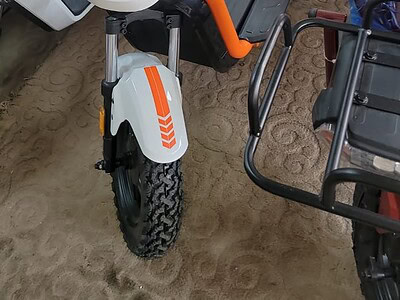 Electric Scooter 48 Volt Battery 50 KM Range with 60 Speed White