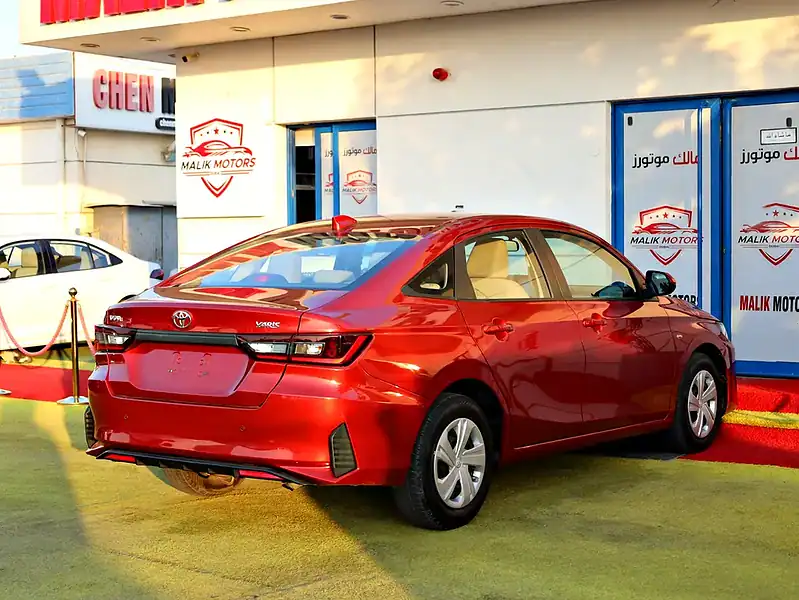 2023 Toyota Yaris S 4 Cylinders Engine Red Beige Sedan GCC Specs