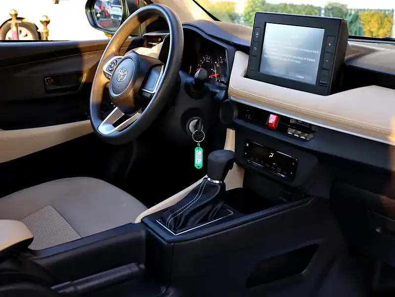 2023 Toyota Yaris S 4 Cylinders Engine Red Beige Sedan GCC Specs