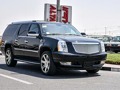 2011 Cadillac Escalade ESV 8 Cylinders Engine Black Sedan Super Clean Car
