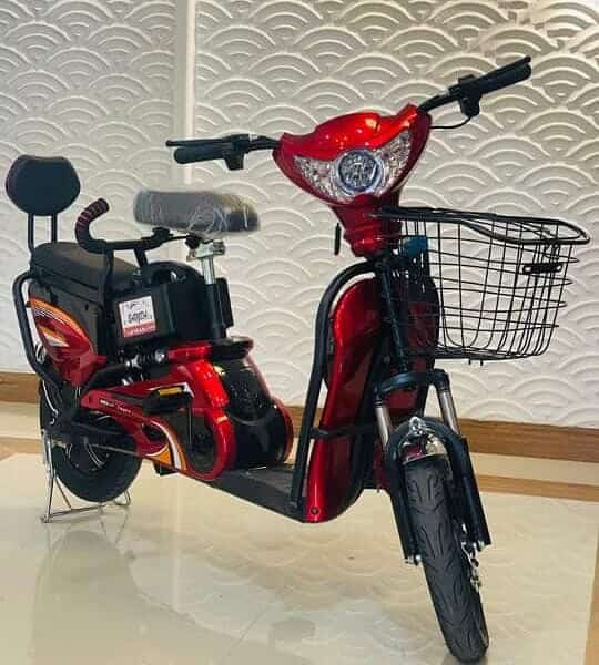 Electric Scooter 48 Volt Battery AMP 12 Red Color