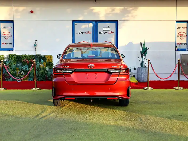 2023 Toyota Yaris S 4 Cylinders Engine Red Beige Sedan GCC Specs