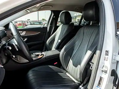 2018 Mercedes-Benz E-Class E400 4Matic 6 Cylinders Engine White Black Sedan