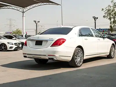2015 Mercedes-Maybach S-Class Other 8 Cylinder Engine White Black Sedan