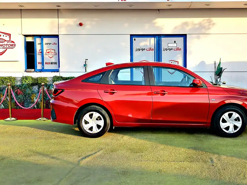 2023 Toyota Yaris S 4 Cylinders Engine Red Beige Sedan GCC Specs