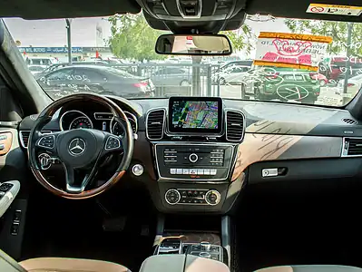 2018 Mercedes-Benz GLS-Class GLS 550 8 Cylinder Engine Black Beige SUV