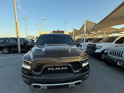 2019 RAM 1500 Rebel Crew Cab 5.7L 8 Cylinders Engine Petrol Black Red