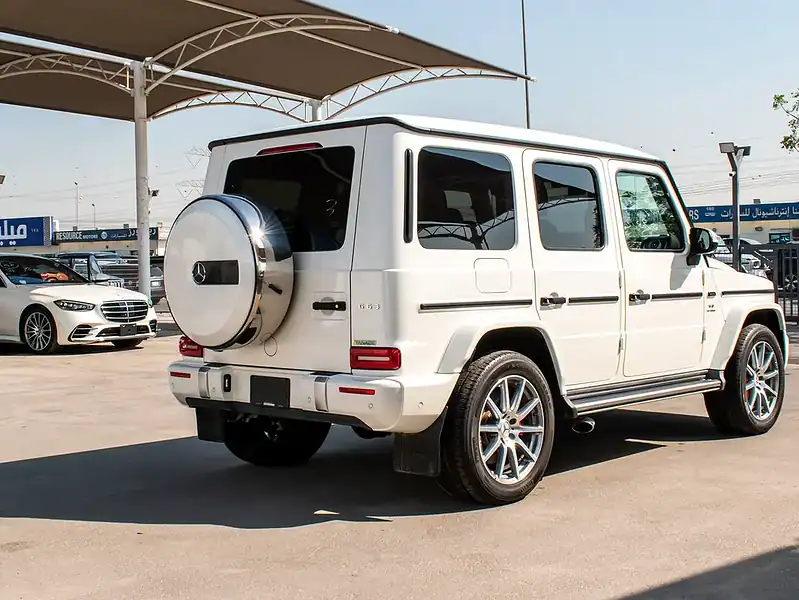 2020 Mercedes-Benz G-Class G 63 AMG 8 Cylinders Engine White Red SUV