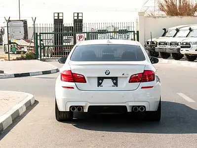 2012 BMW M5 Standard 8 Cylinders Engine White Black Sedan