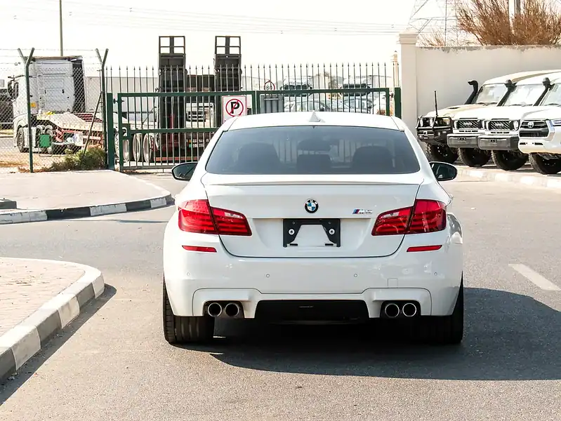 2012 BMW M5 Standard 8 Cylinders Engine White Black Sedan