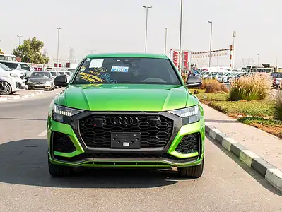2022 Audi RS Q8 4.0 TFSI Quattro 8 Cylinders Engine Green Black SUV