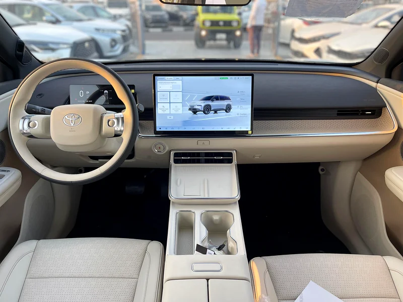 2025 Toyota bZ3 Other ELECTRIC White Beige Crossover Automatic