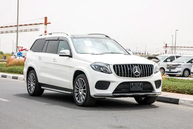 2016 Mercedes-Benz GLS-Class GLS 550 8 Cylinder Engine White Black SUV
