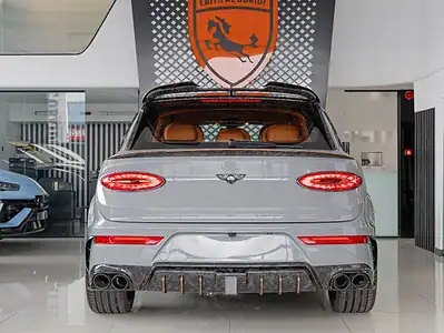 2025 Bentley Bentayga ORIGINAL MANSORY Evo Bespoke Carbon Exterior Grey Orange