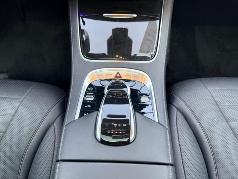 2018 Mercedes-Benz S400 3.0-liter turbocharged V6 Engine White Black