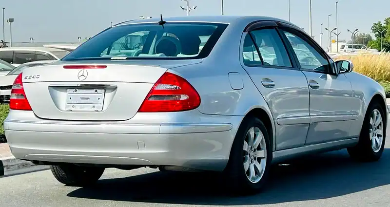 2004 Mercedes-Benz E-Class E 240 6 Cylinders Engine Silver Black Sedan
