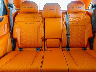 2025 Bentley Bentayga ORIGINAL MANSORY Evo Bespoke Carbon Exterior Grey Orange