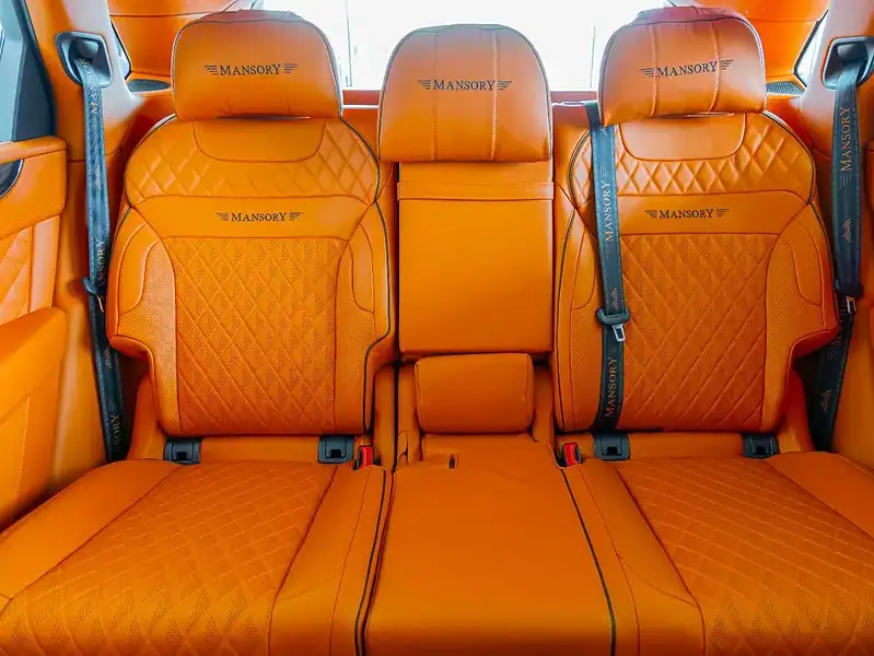 2025 Bentley Bentayga ORIGINAL MANSORY Evo Bespoke Carbon Exterior Grey Orange