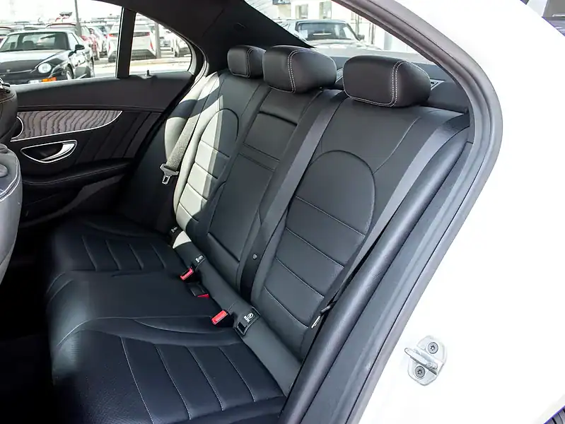 2016 Mercedes-Benz C-Class C200 4 Cylinder Engine White Black Sedan