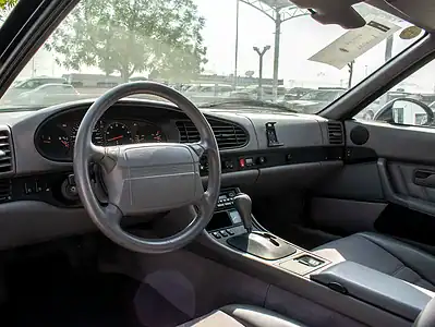 1992 Porsche 968 Club Sport 4 Cylinders Engine Black Grey Coupe