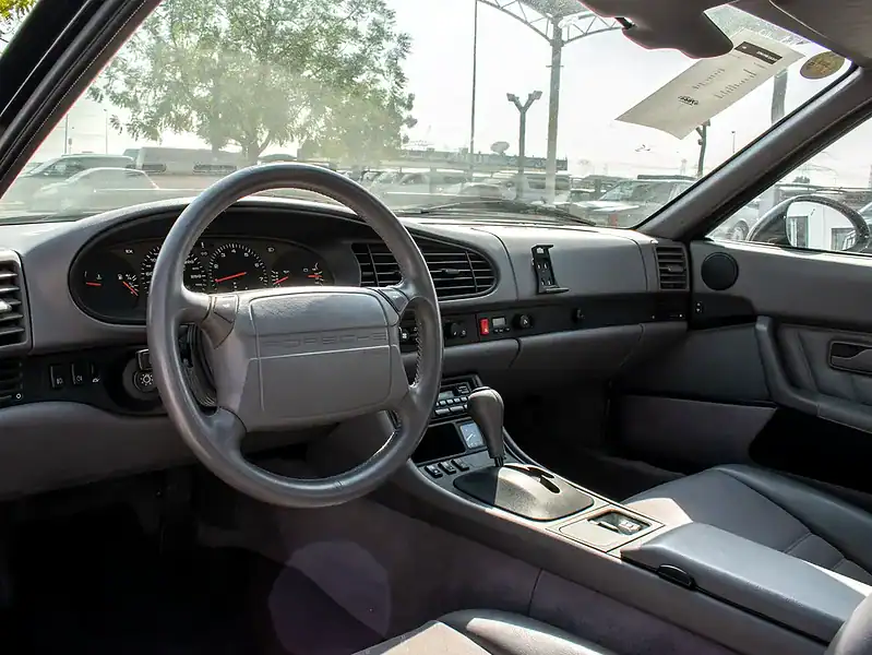 1992 Porsche 968 Club Sport 4 Cylinders Engine Black Grey Coupe