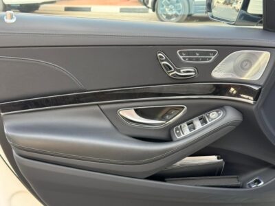 2018 Mercedes-Benz S400 3.0-liter turbocharged V6 Engine White Black