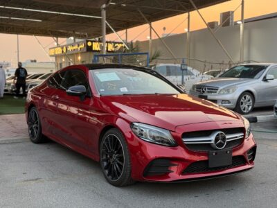2019 Mercedes-Benz C 43 AMG 3.0L V6 Engine Red Black Coupe