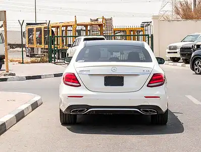2018 Mercedes-Benz E-Class E 43 6 Cylinder Engine White Beige Sedan