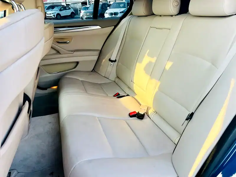 2010 BMW 5-Series 528i 6 Cylinders Engine Blue Beige Sedan