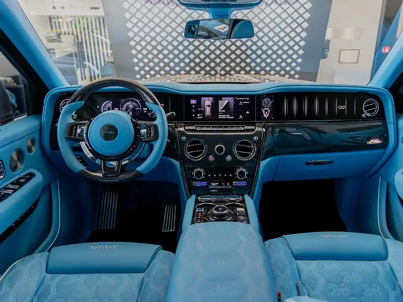 2025 Rolls-Royce Cullinan BLACK BADGE BY KEYVANY Beige Blue