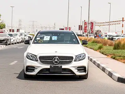 2018 Mercedes-Benz E-Class E 43 6 Cylinder Engine White Beige Sedan