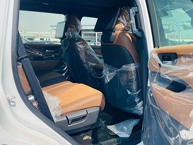 2025 Nissan Patrol LE Platinum City 3.5L 6 Cylinder Engine White Tan