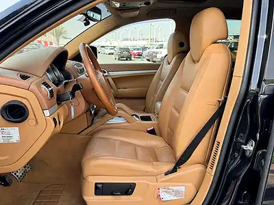 2007 Porsche Cayenne S 8 Cylinders Engine Black Beige SUV