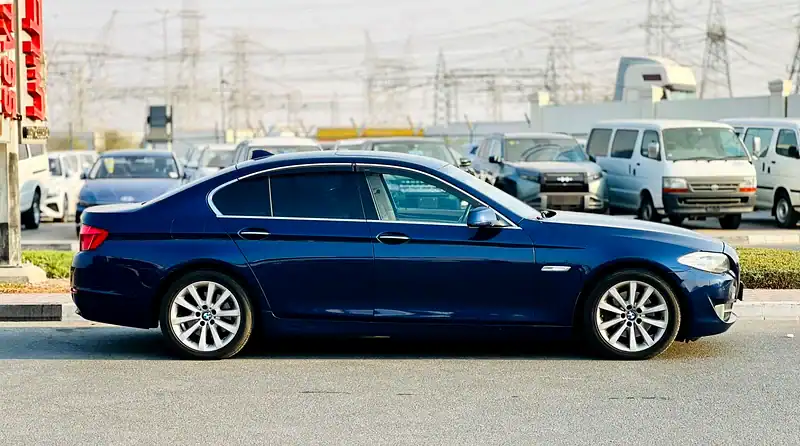 2010 BMW 5-Series 528i 6 Cylinders Engine Blue Beige Sedan