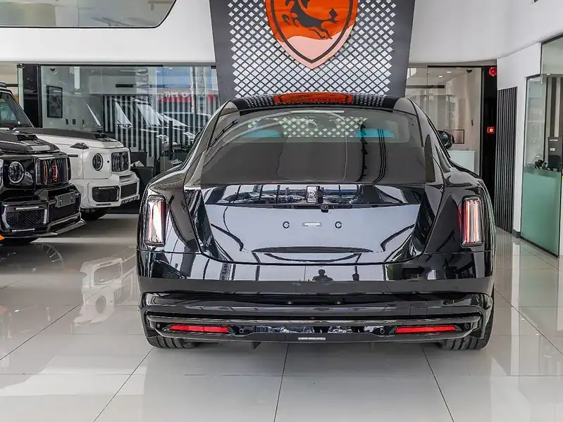 2025 Rolls-Royce Spectre Coupe Black Badge Black Blue 2 Tone Interior Coupe