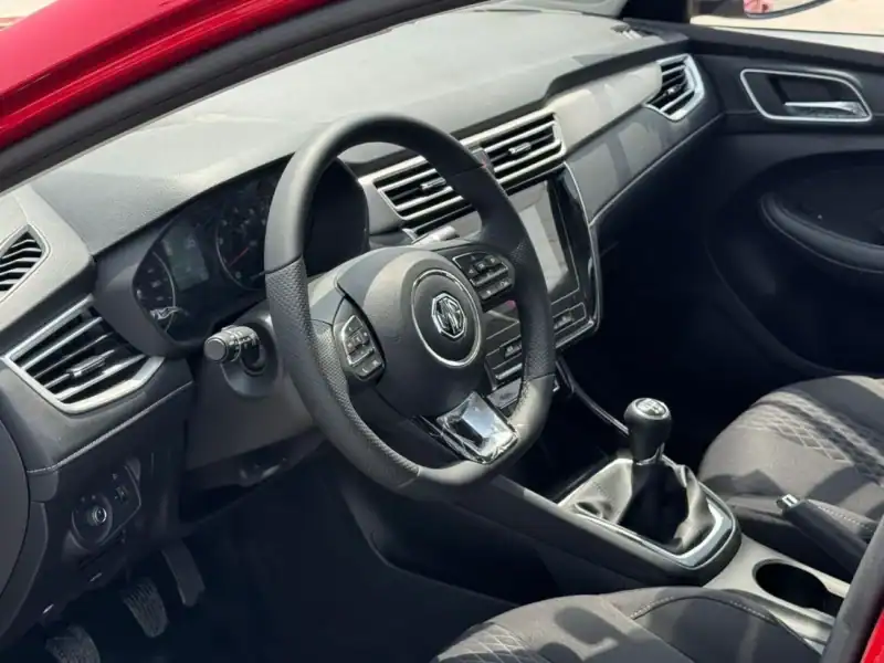 2025 MG 5 Standard 1.5L 4 Cylinders Engine Petrol Manual Red Black Sedan